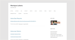 Desktop Screenshot of moniquelukens.com